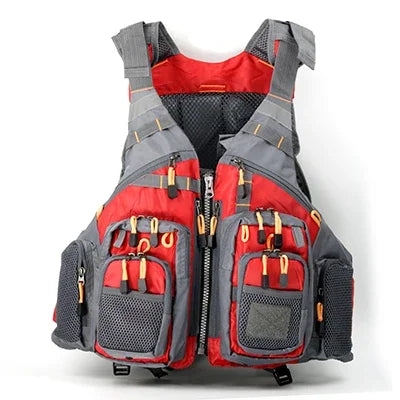 GHOTDA Fly Fishing Vest Polyester Outdoor Swimming Life Backpack for Carp Pesca - Jimmys Supplies