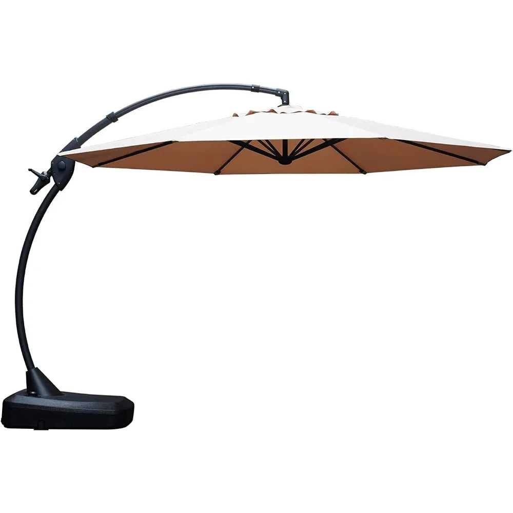 Grand Patio 11FT Cantilever Umbrella with Base for Outdoors - Jimmys Supplies
