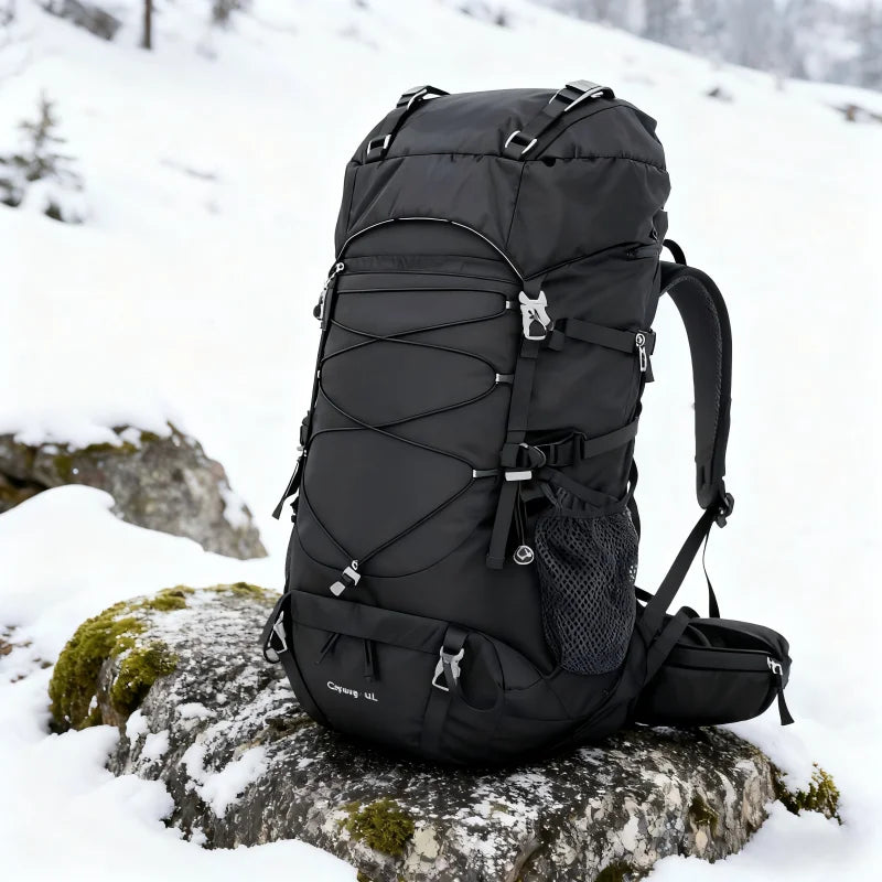 Men's Hiking Backpack Travel Bag For Camping Mountaineering Trekking Outdoor Sports Backpacks 50L Waterproof Rucksack Bagpacks