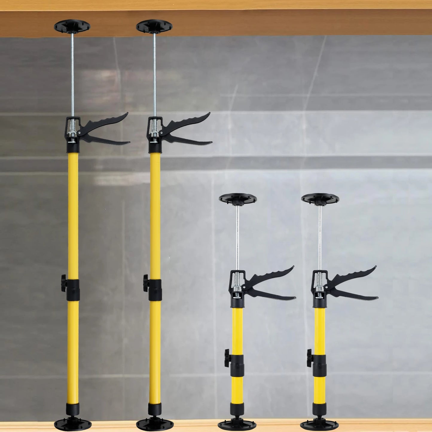 2Pcs Telescopic Support Rod Hand Lifting Jack Tool Set - Jimmys Supplies