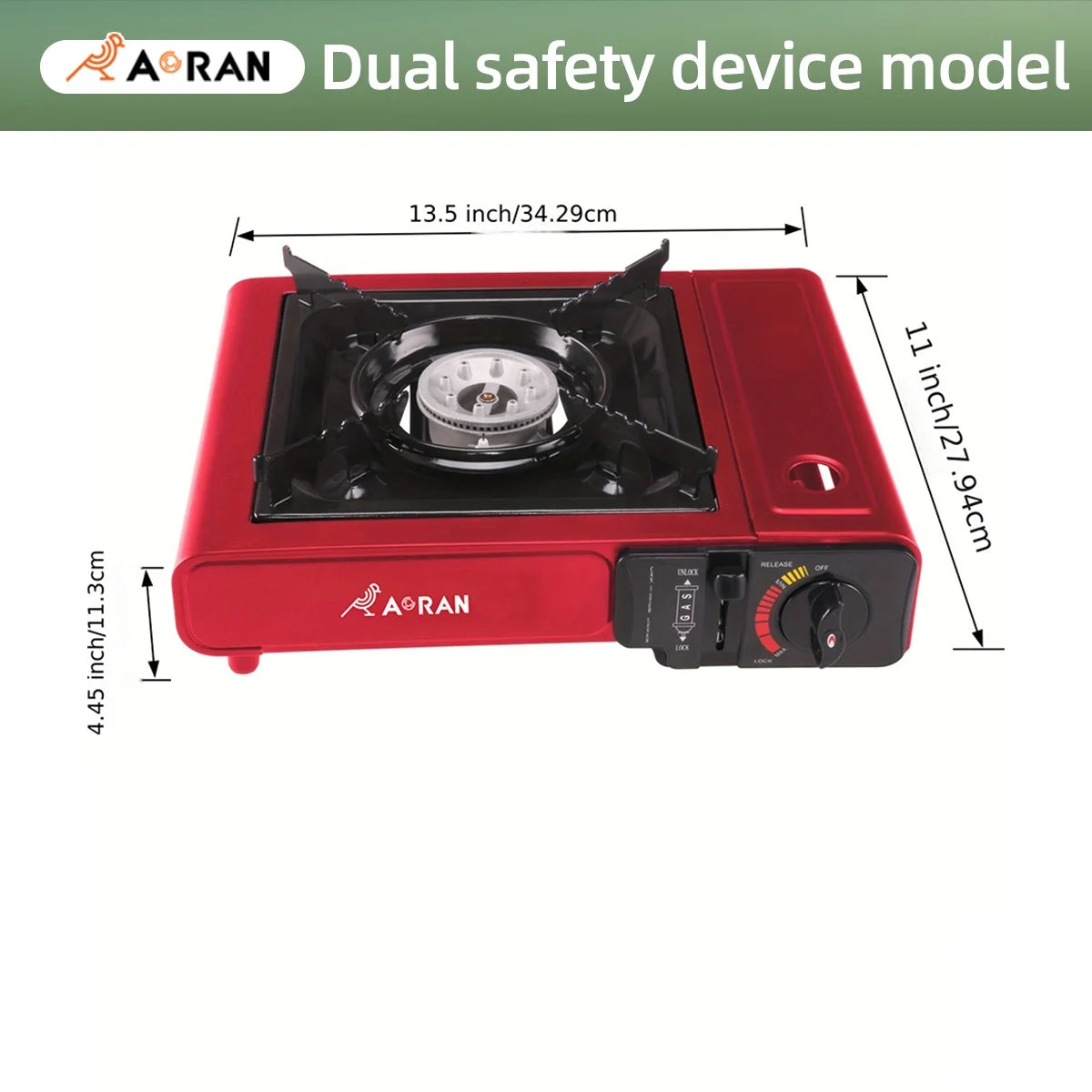 Cassette Stove Household Outdoor Portable Stove Grill 2900W High Fire Gas Stove Suitable for Outdoor Camping Kitchen Barbecue - Jimmys Supplies