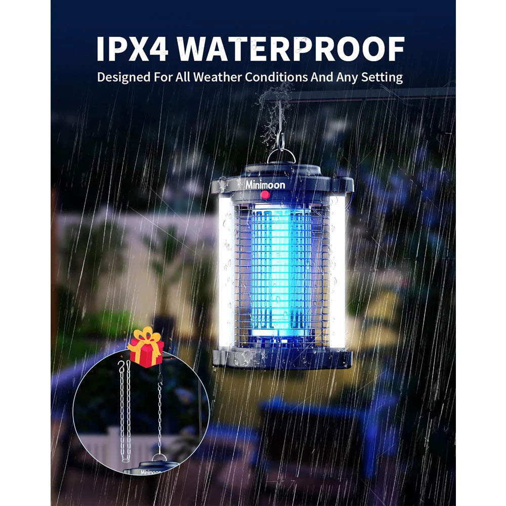 Minimoon Bug Zapper Outdoor Mosquito Zapper with Dual LED - Jimmys Supplies