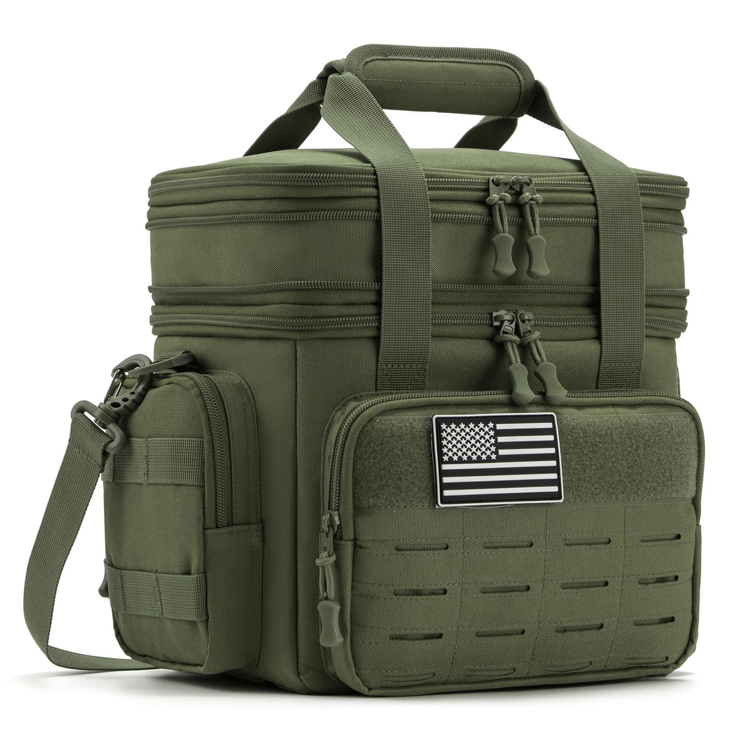 Large Capacity Men's Tactical Lunch Box Lunch Bag Insulated Cooler Bag, Leak-proof Insulated Durable Warm Lunch Box for Office, - Jimmys Supplies