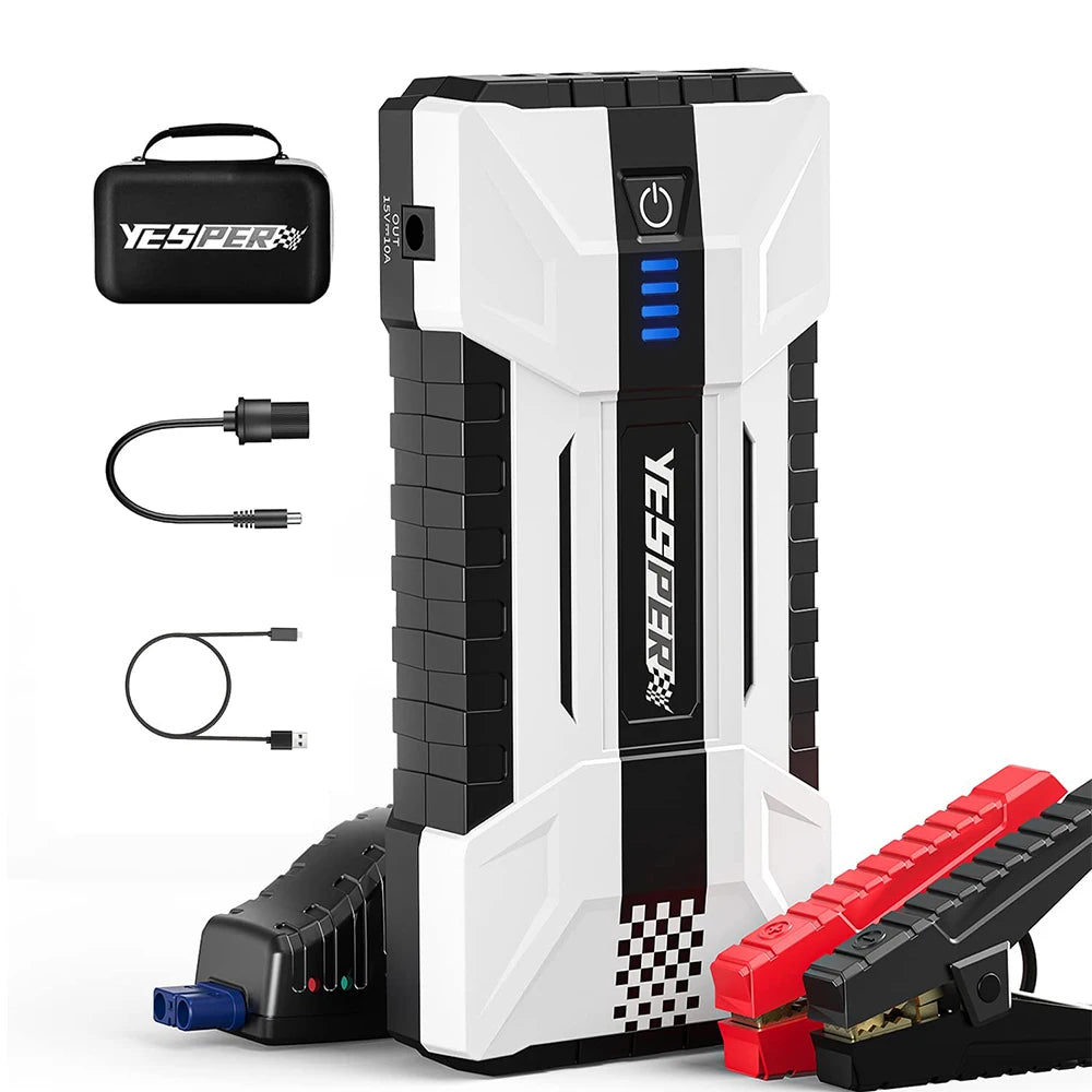 YESPER 1000A Car Jump Starter Power Bank 12000mAh Portable Battery - Jimmys Supplies