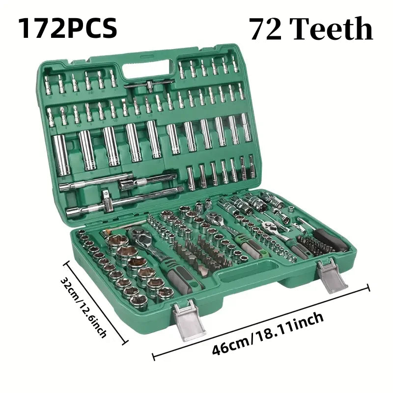 72 Teeth 151/216PCS Professional Auto Repair Tool Set - Jimmys Supplies