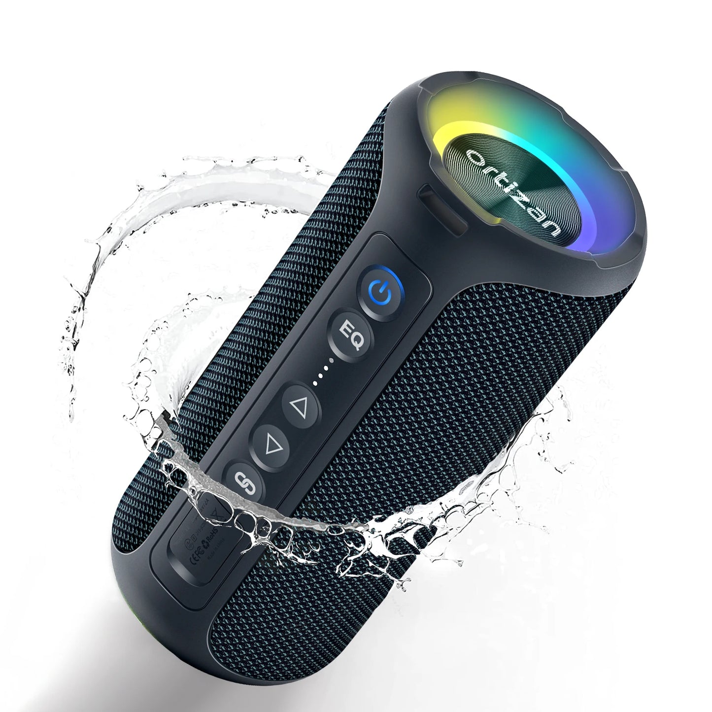 Ortizan Bluetooth Speakers 40W Enhanced Bass Portable Outdoor Wireless Speaker 30Hrs IP7 Waterproof Shower Speaker Bluetooth 5.3 - Jimmys Supplies