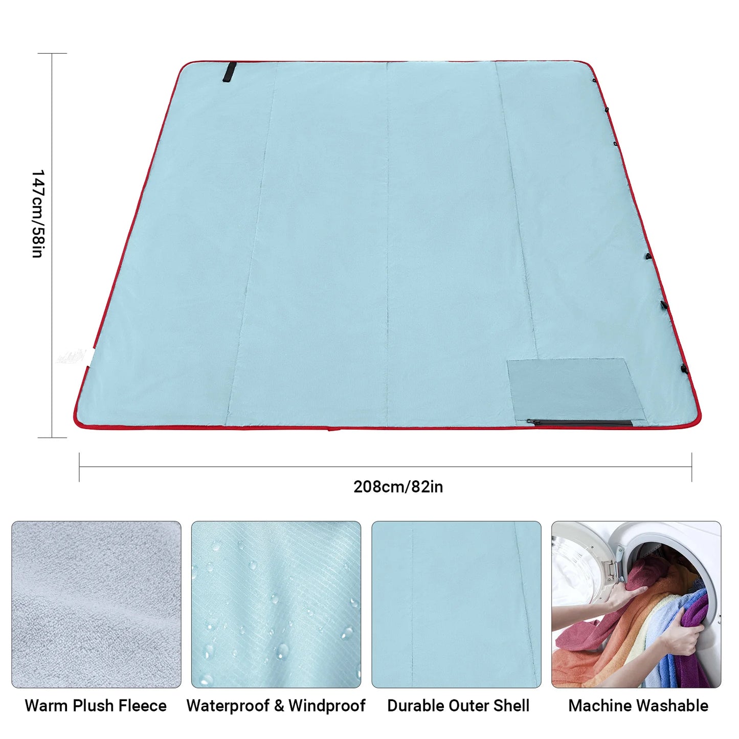 KingCamp Outdoor Picnic Blanket Extra Large Lightweight Mat - Jimmys Supplies
