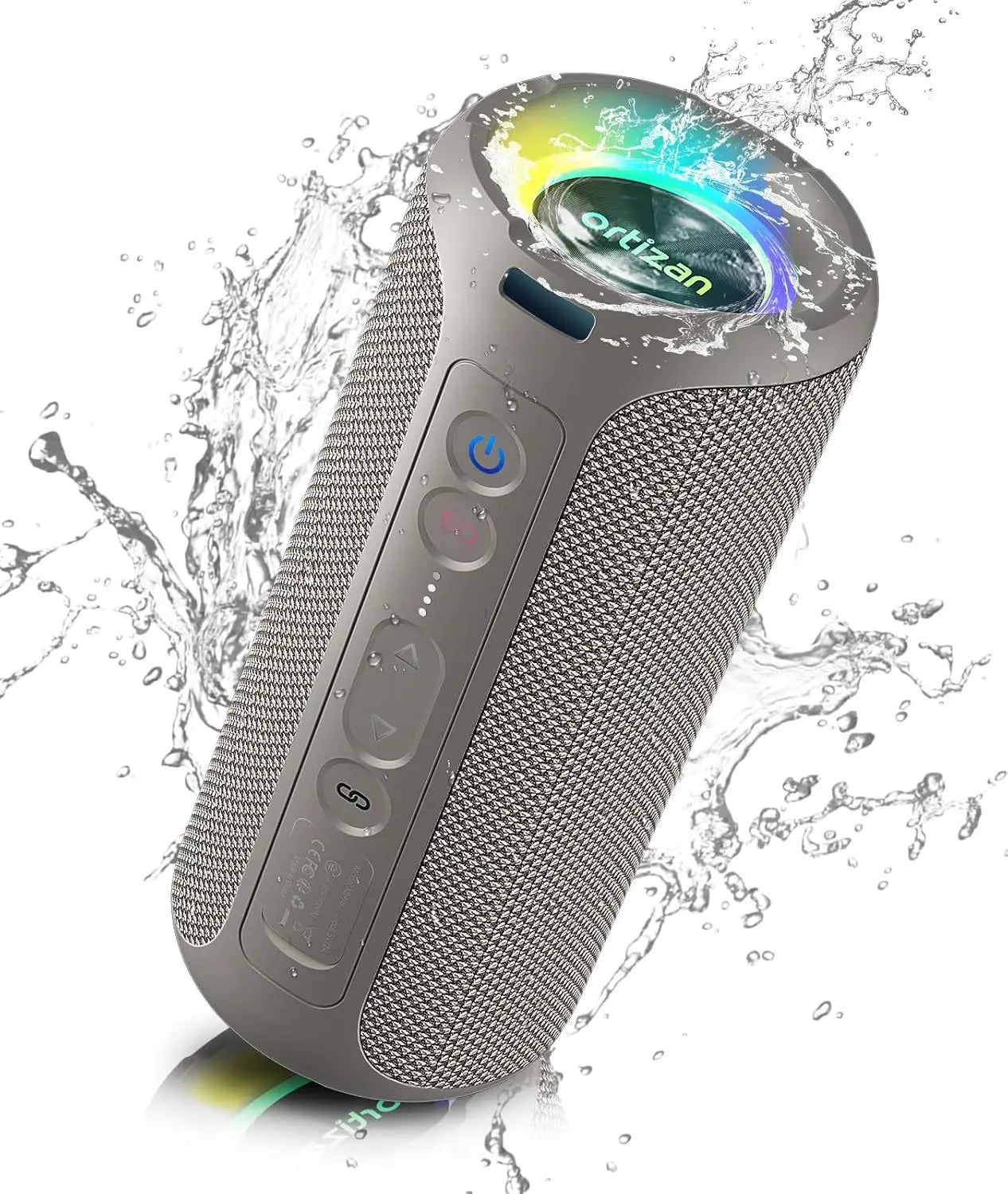 Ortizan Bluetooth Speakers 40W Enhanced Bass Portable Outdoor Wireless Speaker 30Hrs IP7 Waterproof Shower Speaker Bluetooth 5.3 - Jimmys Supplies