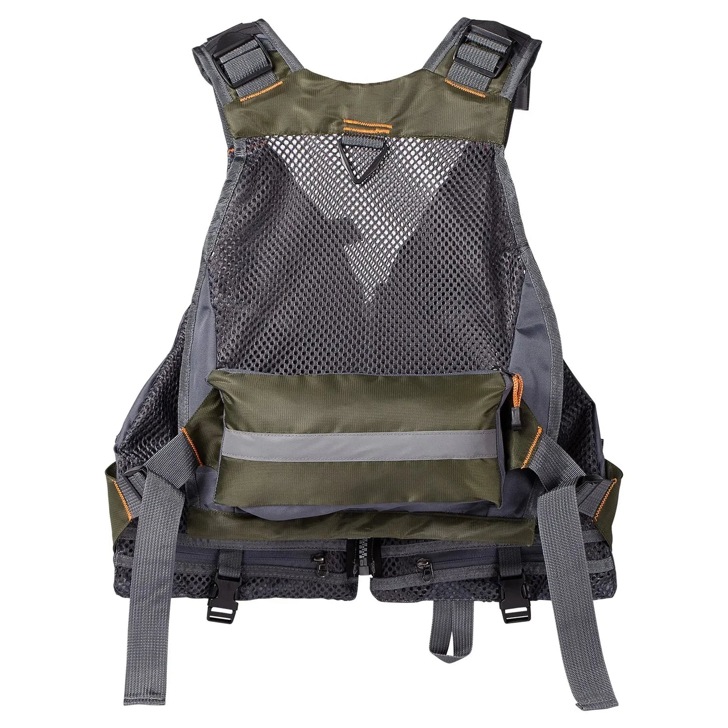 Breathable Fishing Vest Outdoor Sports Mountaineering Hiking Cycling Adjustable Fly Fishing Swim Vest Fishing Tackle