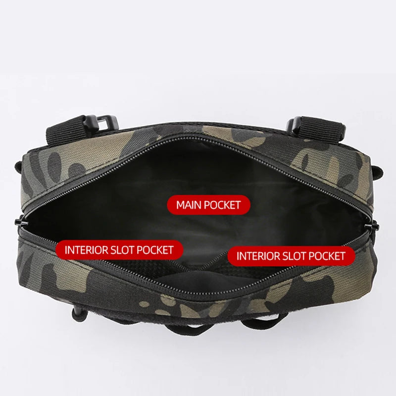 Fishing Vest Bag Men's Camo Fishing Lures Utility Tackle Chest Bags Waist Pack Outdoor Mountaineering Camping Hiking Hunting - Jimmys Supplies