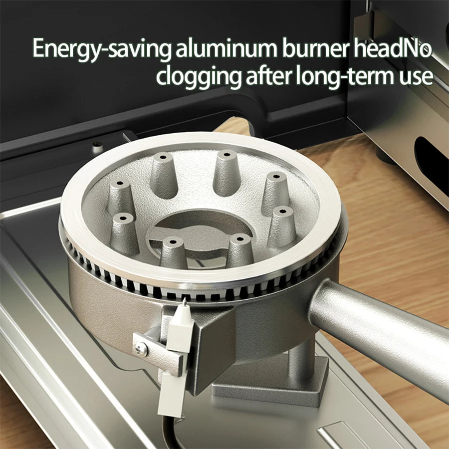Cassette Stove Household Outdoor Portable Stove Grill 2900W High Fire Gas Stove Suitable for Outdoor Camping Kitchen Barbecue - Jimmys Supplies