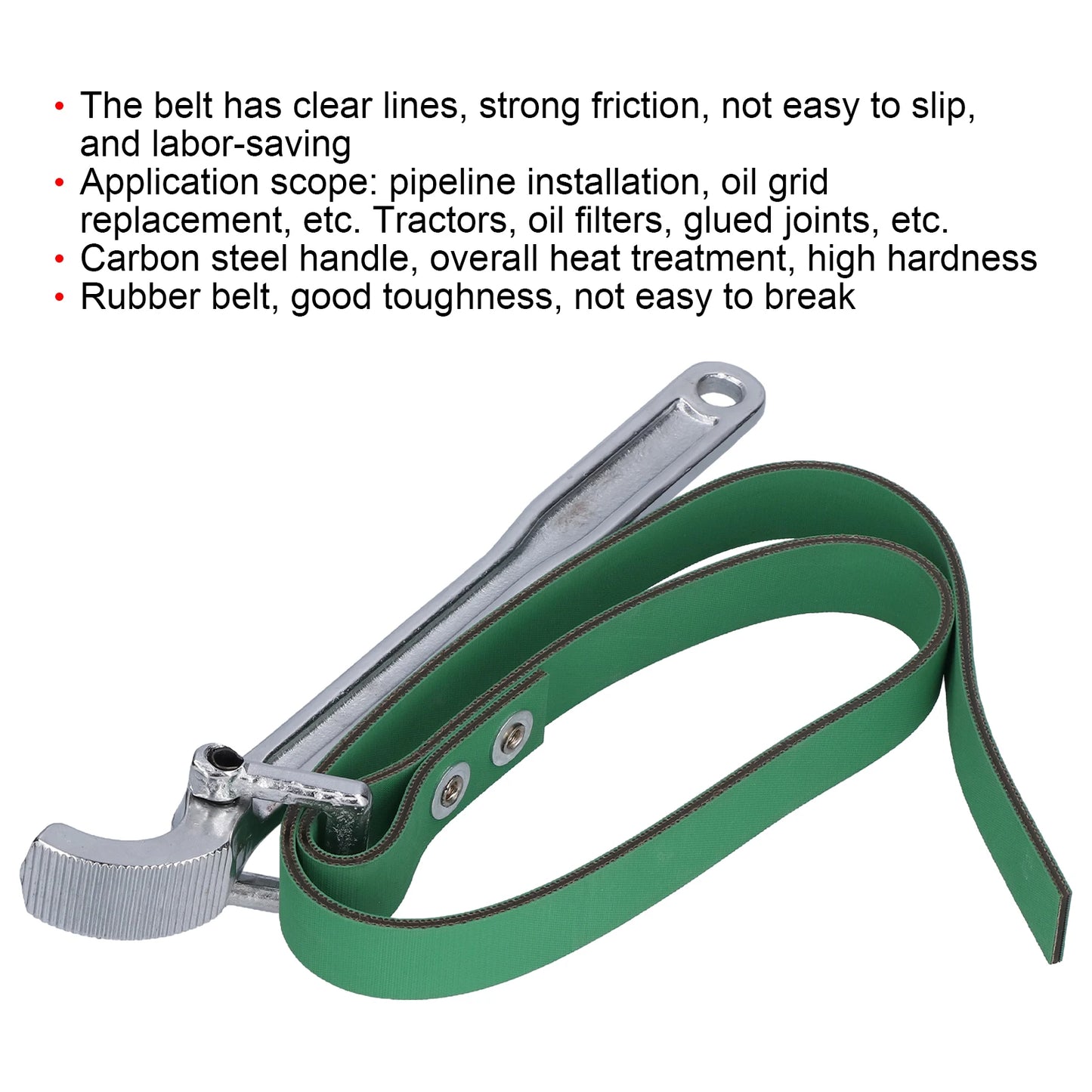 Belt Strap Wrench SK‑201‑12 Multi Purpose Carbon Steel Tool - Jimmys Supplies