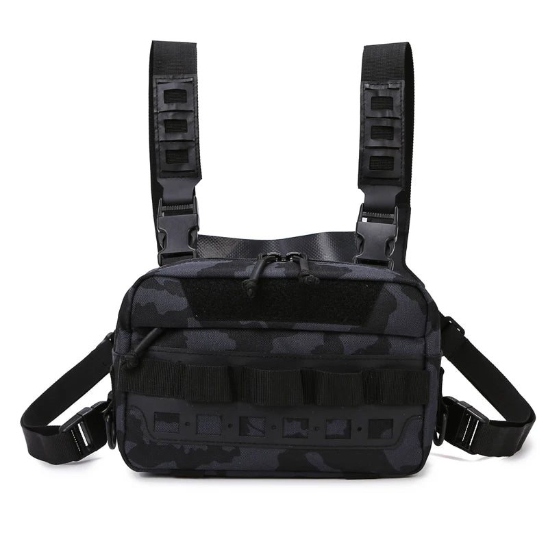 Fishing Vest Bag Men's Camo Fishing Lures Utility Tackle Chest Bags Waist Pack Outdoor Mountaineering Camping Hiking Hunting - Jimmys Supplies