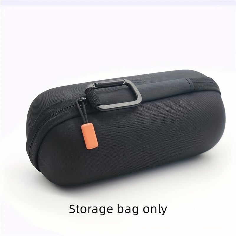 1 Piece JBL Flip 3 4 5 6 EVA Speaker Case Shockproof Hard Shell Travel Bag with Handle Portable Outdoor Storage for Wireless Speakers Black Mesh Design - Jimmys Supplies