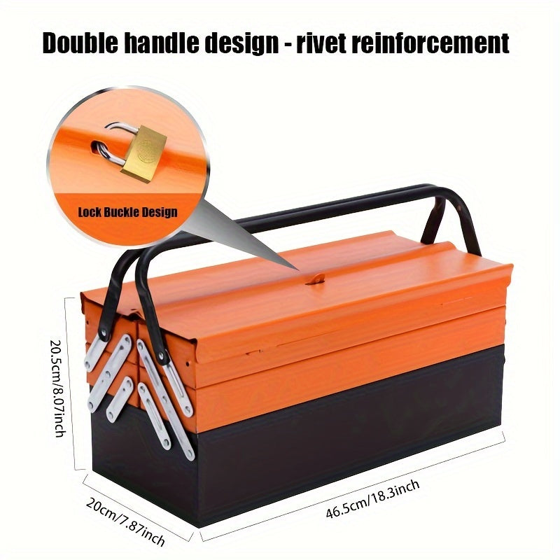 85 Piece Multifunctional Hand Tool Set Portable Automotive Repair Kit Metal Toolbox Socket Wrench Set - Jimmys Supplies