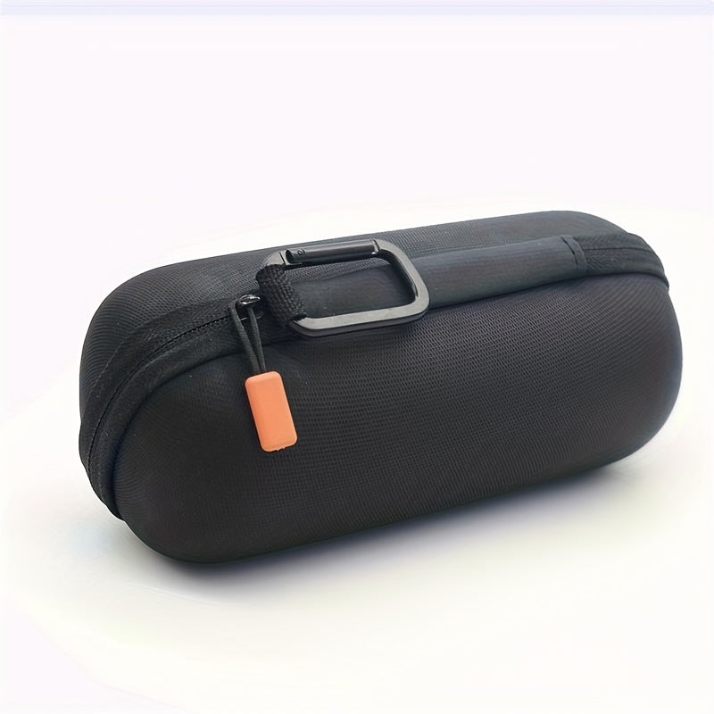 1 Piece JBL Flip 3 4 5 6 EVA Speaker Case Shockproof Hard Shell Travel Bag with Handle Portable Outdoor Storage for Wireless Speakers Black Mesh Design - Jimmys Supplies