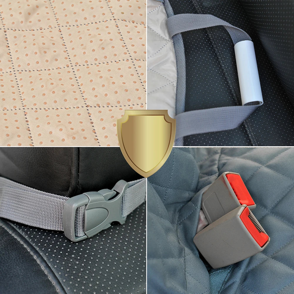 PETRAVEL Dog Car Seat Cover Waterproof Pet Travel Dog Carrier Hammock Car Rear Back Seat Protector Mat Safety Carrier For Dogs - Jimmys Supplies