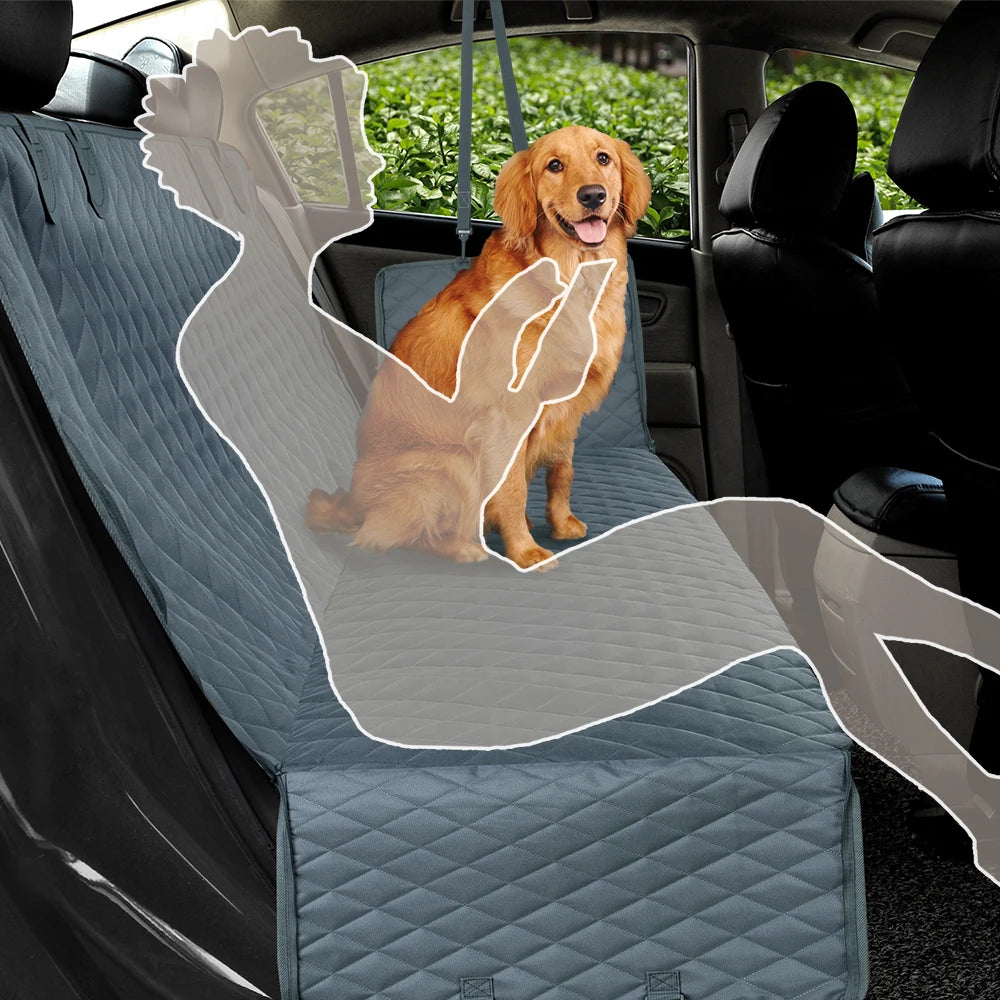 PETRAVEL Dog Car Seat Cover Waterproof Pet Travel Dog Carrier Hammock Car Rear Back Seat Protector Mat Safety Carrier For Dogs - Jimmys Supplies