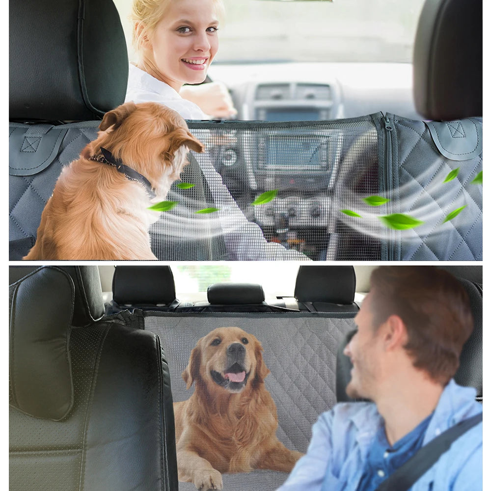 PETRAVEL Dog Car Seat Cover Waterproof Pet Travel Dog Carrier Hammock Car Rear Back Seat Protector Mat Safety Carrier For Dogs - Jimmys Supplies