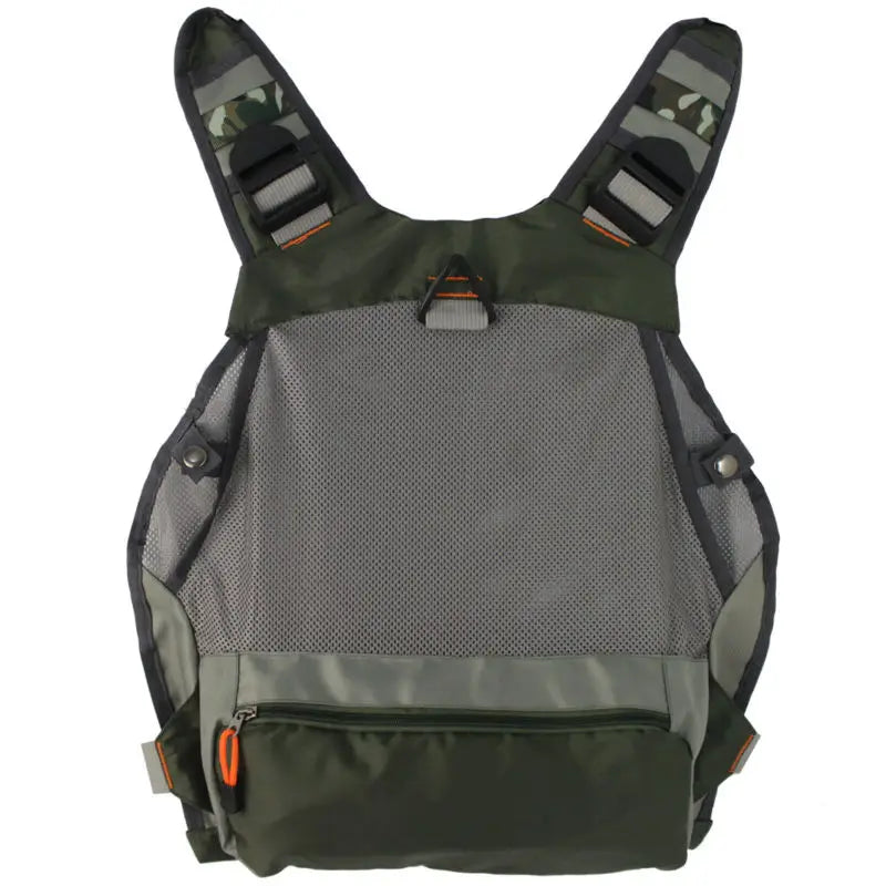 Men's Adjustable Fly Fishing Vest Outdoor Trout Pack Mesh Tackle Bag Jacket - Jimmys Supplies
