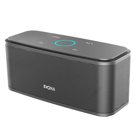 DOSS 12W Portable Speaker Bluetooth 5.0 Superior Sound Music Box Built-in Microphone Hands Free 20H Playtime Wireless Speakers - Jimmys Supplies