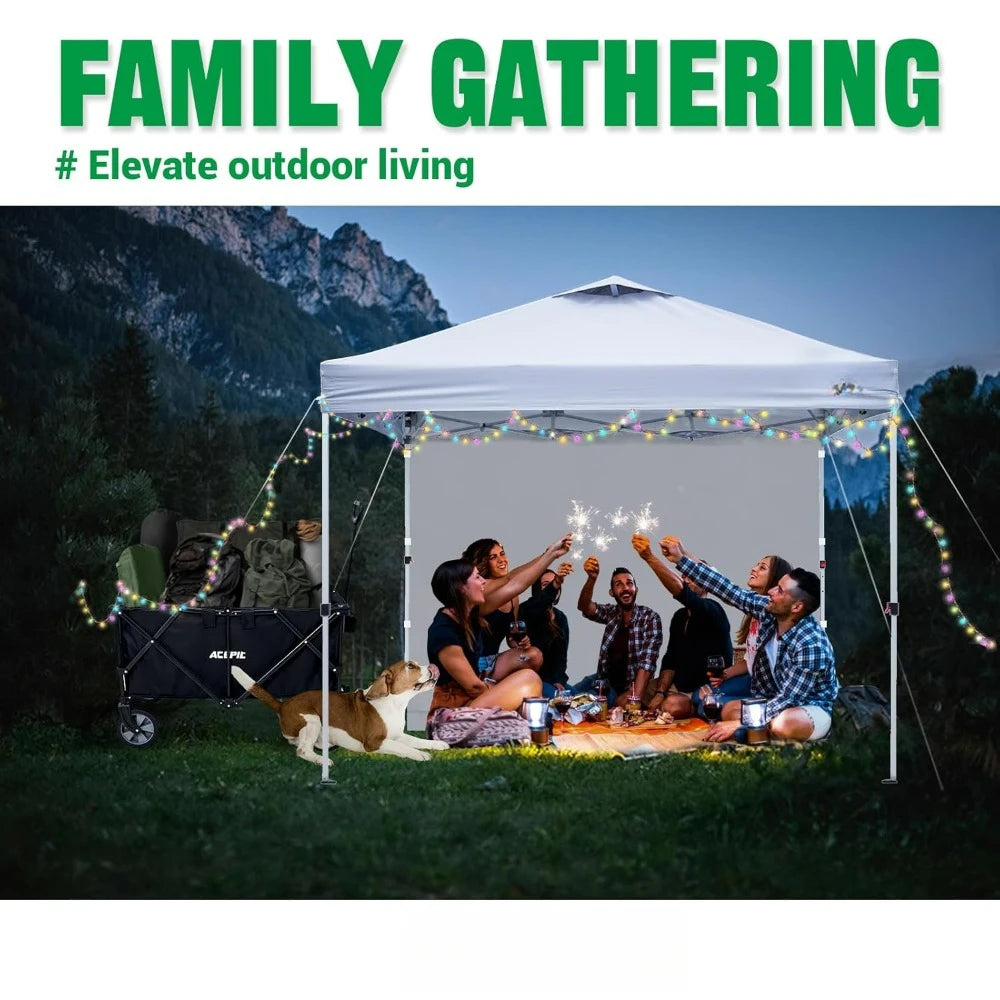 10x10 Pop Up Canopy Tent with Sidewall and Carry Bag - Jimmys Supplies