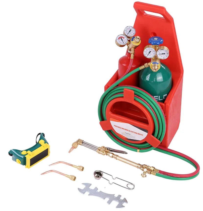 4L Oxygen Cylinder Empty Tube Brass Nozzle Torch Kit - Jimmys Supplies