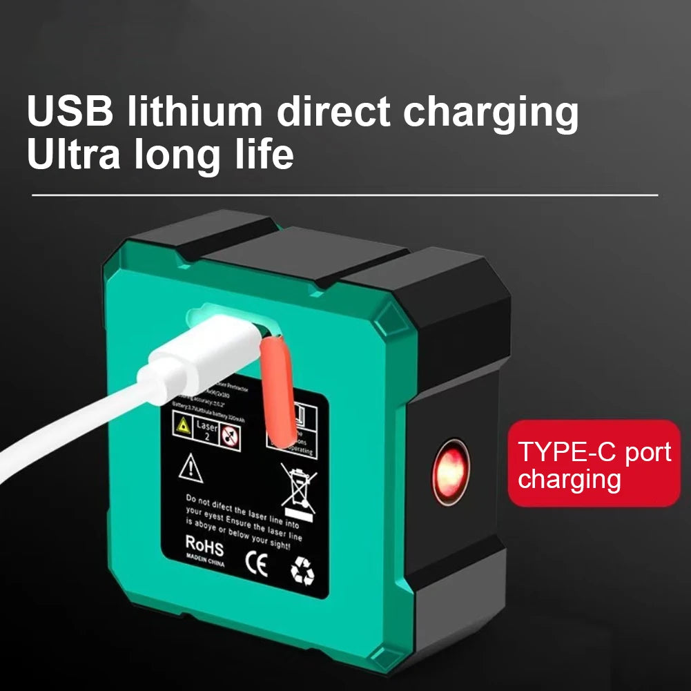 Magnetic Digital Angle Finder with LCD Backlight Electronic Laser Gauge Protractor Level Magnets Level Ruler Angle Slope 0-90°