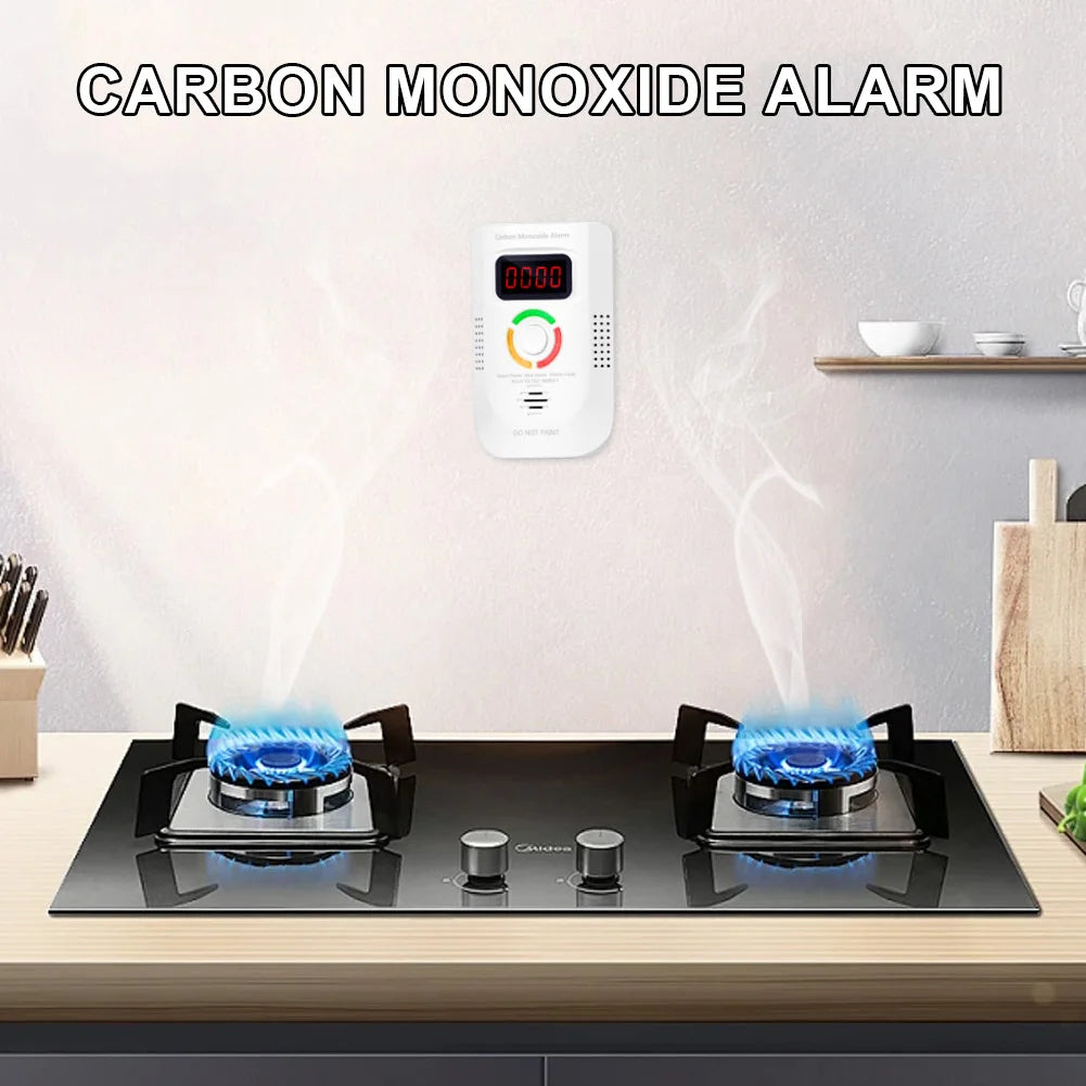 Home Security Combustible Gas Leakage Sensor LPG Propane Butane Methane Natural Gas Detector CO Carbon Monoxide Alarm Fireproof - Jimmys Supplies