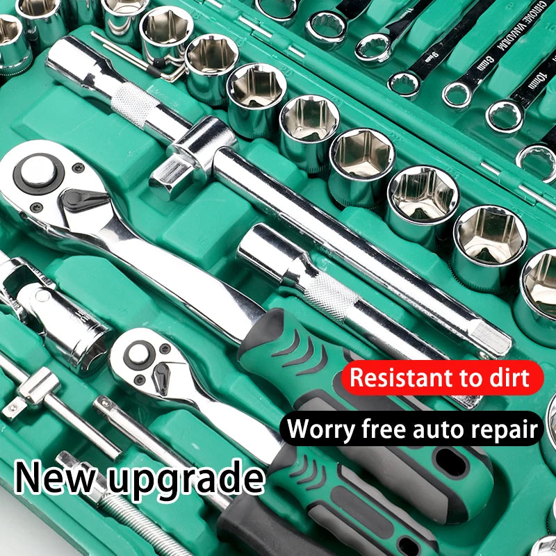 151 Piece Tool Set-General Household Hand Tool Kit,Auto Repair Tool Set, with Plastic Toolbox Storage Case