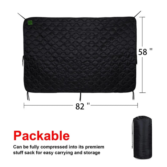 Tactical Army Poncho Liner Camouflage Woobie Blanket 58x82 - Jimmys Supplies