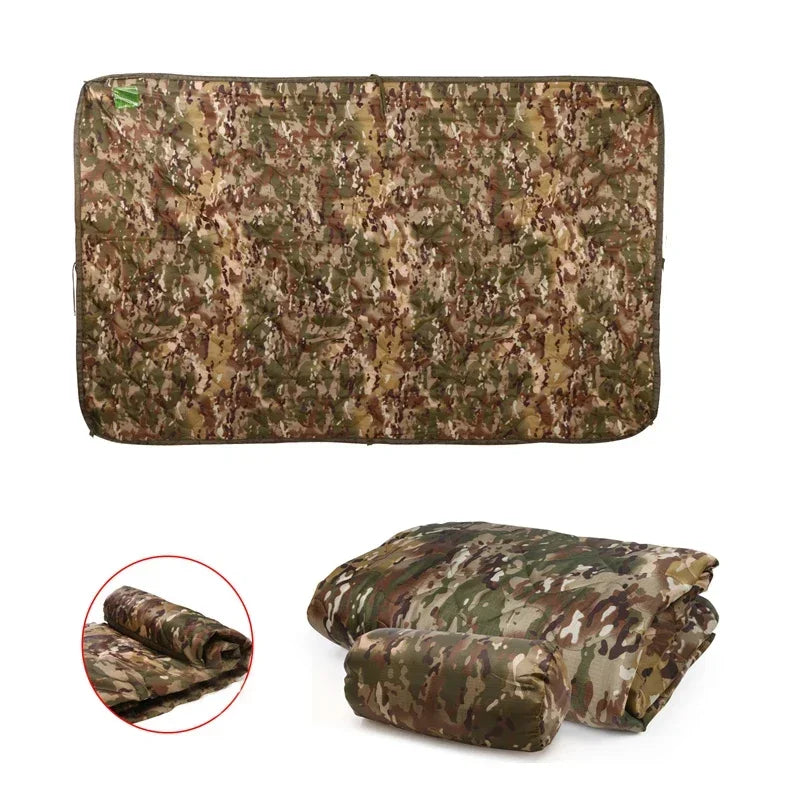 Tactical Army Poncho Liner Camouflage Woobie Blanket 58x82 - Jimmys Supplies