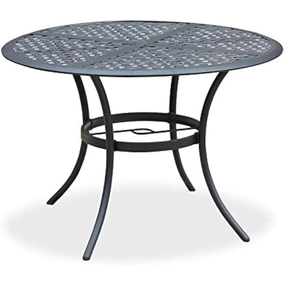 42 Inch Outdoor Dining Table Round Patio Bistro Table - Jimmys Supplies