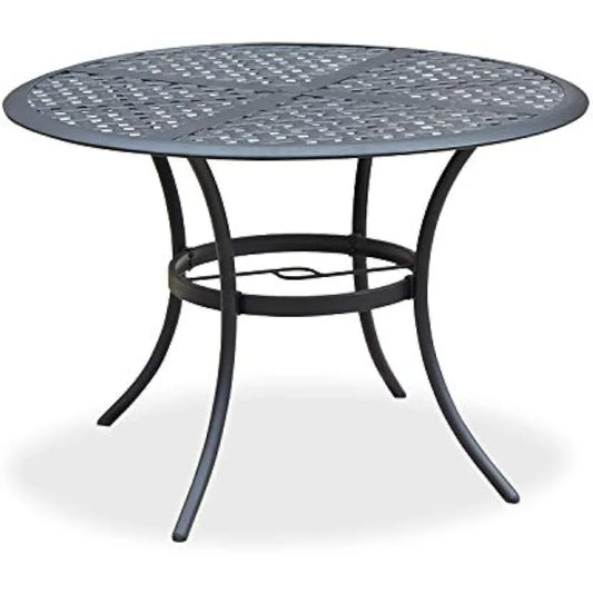 42 Inch Outdoor Dining Table Round Patio Bistro Table - Jimmys Supplies