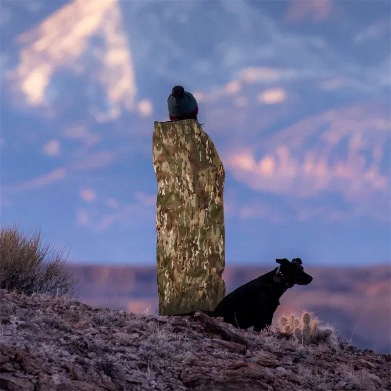 Tactical Army Poncho Liner Camouflage Water Repellent Woobie Blanket - Jimmys Supplies