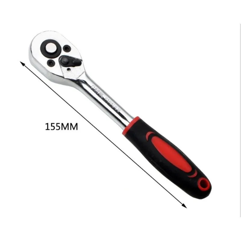 46 Pieces 1/4 Inch Drive Socket Ratchet Wrench Set Tools - Jimmys Supplies