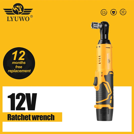 LYUWO 12V 3/8 Rechargeable Electric Ratchet Set and Tools - Jimmys Supplies