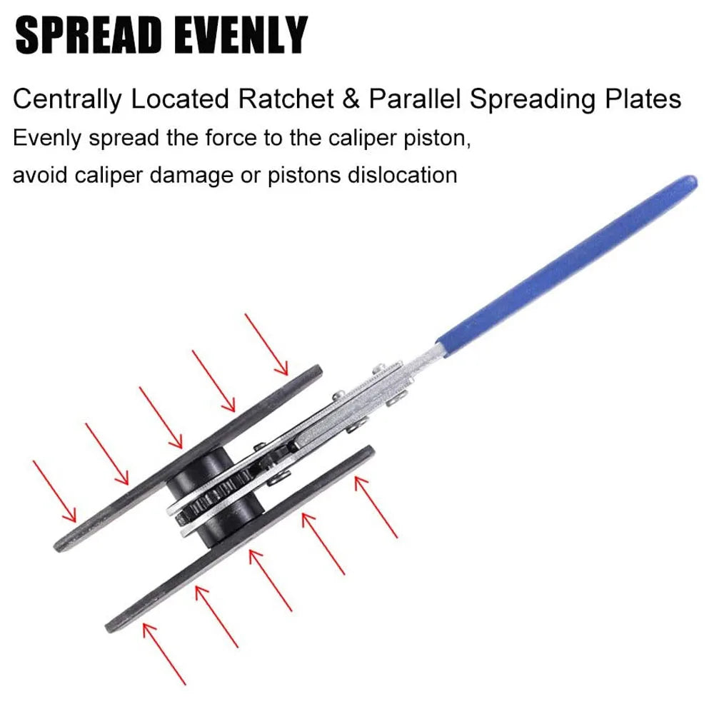 Brake Piston Caliper Press Tool Steel Car Ratchet Pad Spreader - Jimmys Supplies