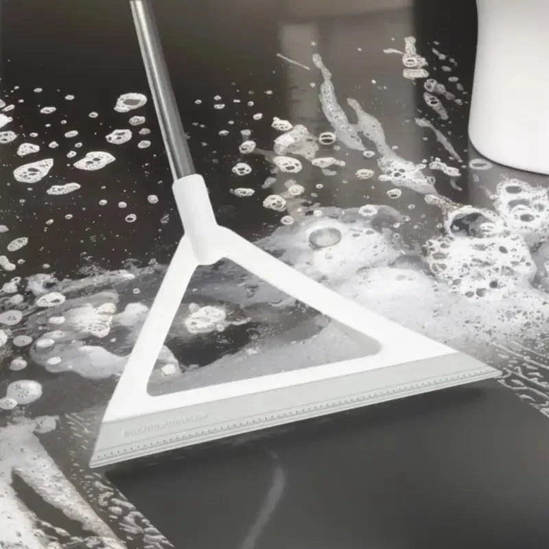 Versatile Silicone Squeegee & Broom, Adjustable Length for Easy Cleaning - Ideal for Pet Owners & Home Use