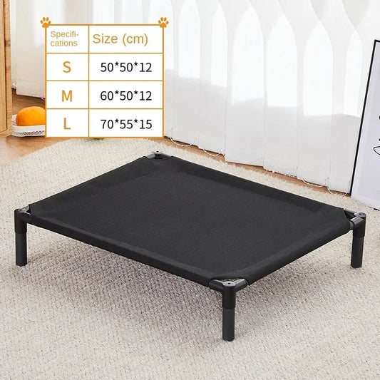 Elevated Pet Bed Dog Cat  Folding Pet Camping Bed Cat Dog House Portable Removable Washable Four Seasons Cats Kennel Puppy Beds - Jimmys Supplies