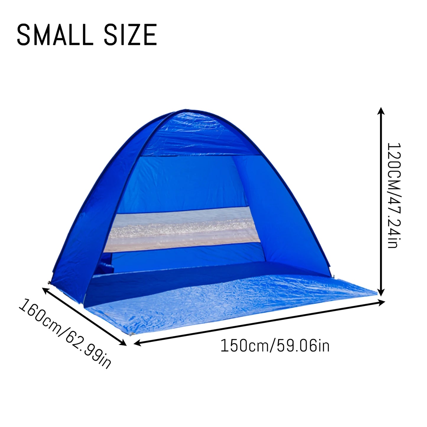 Pop-up beach tent,with handbag - compact folding design, suitable for outdoor camping,picnicking, and travel