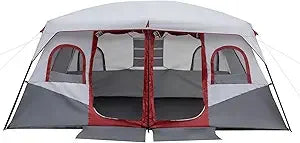 8/10 Person Camping Tent, Large Family Tent with Rainfly - Jimmys Supplies