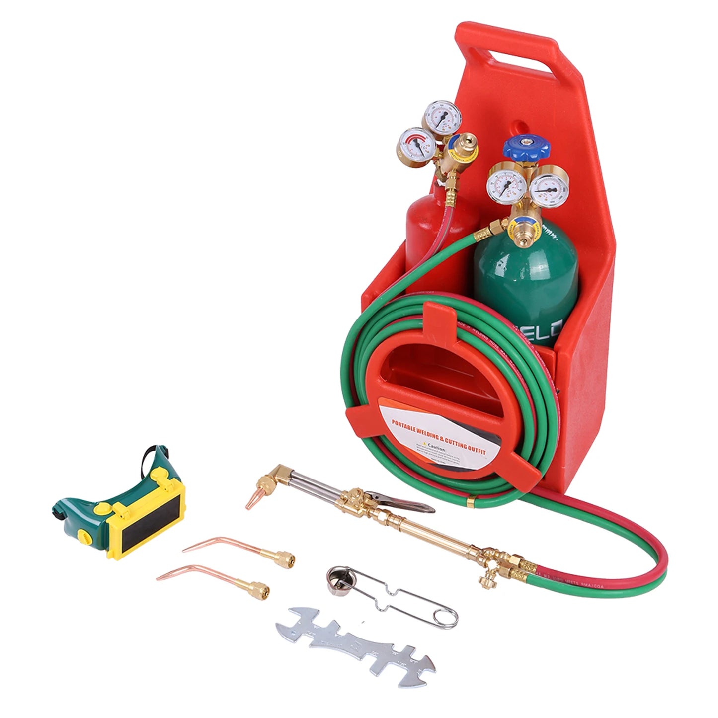 4L Oxygen Cylinder Empty Tube Brass Nozzle Torch Kit - Jimmys Supplies
