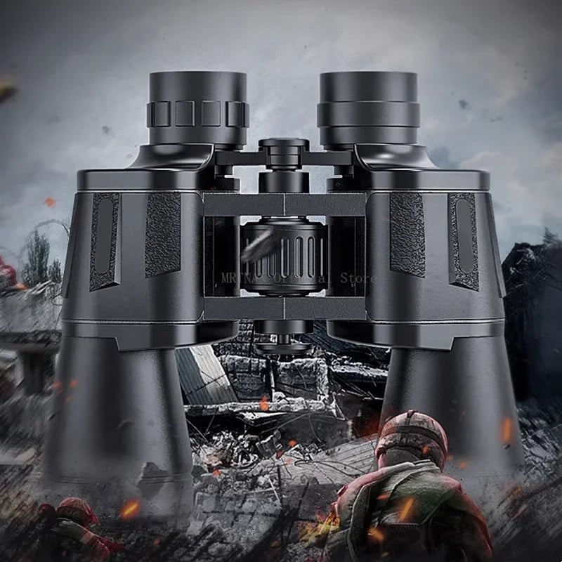 50000M 20X50 Zoom HD BAK4-Prism Powerful Binoculars Long Range Professional Telescope For Outdoor Camping Travel