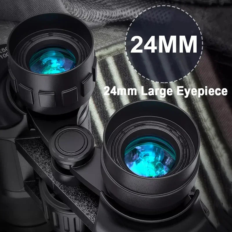 50000M 20X50 Zoom HD BAK4-Prism Powerful Binoculars Long Range Professional Telescope For Outdoor Camping Travel