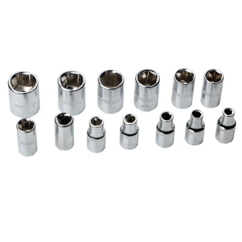 46 Pieces 1/4 Inch Drive Socket Ratchet Wrench Set Tools - Jimmys Supplies
