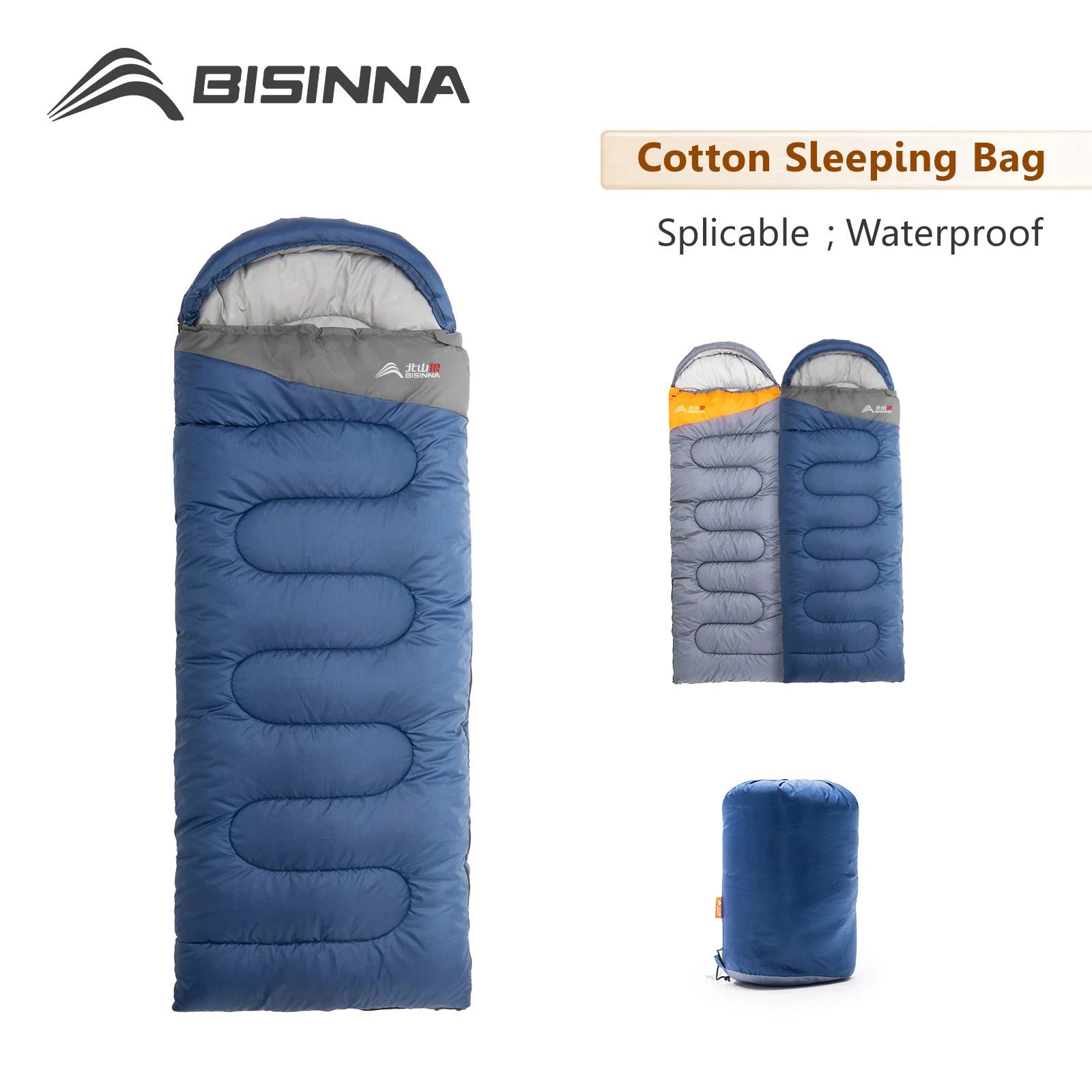 BISINNA Camping Sleeping Bag Ultralight Waterproof Warm - Jimmys Supplies