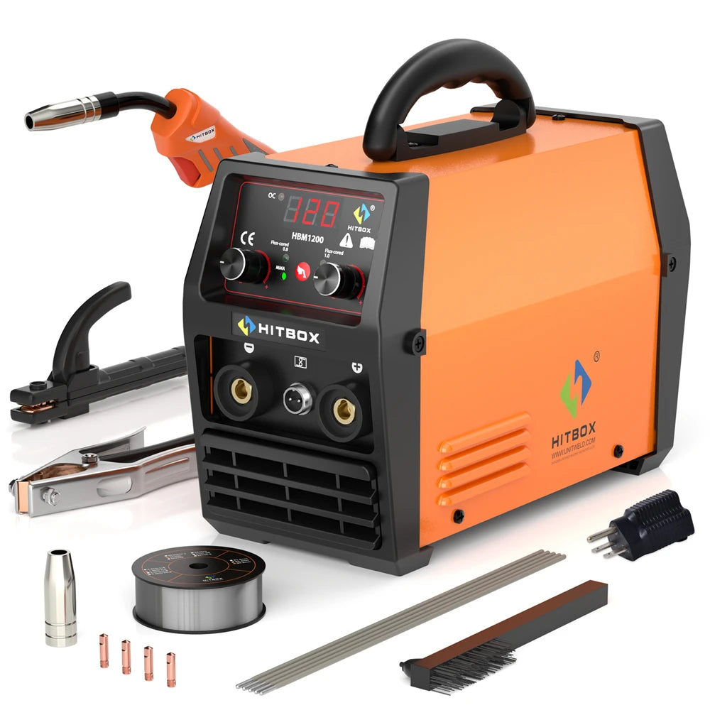 HITBOX Mig Welding Machine Synergy HBM1200 3 in 1 Welder - Jimmys Supplies