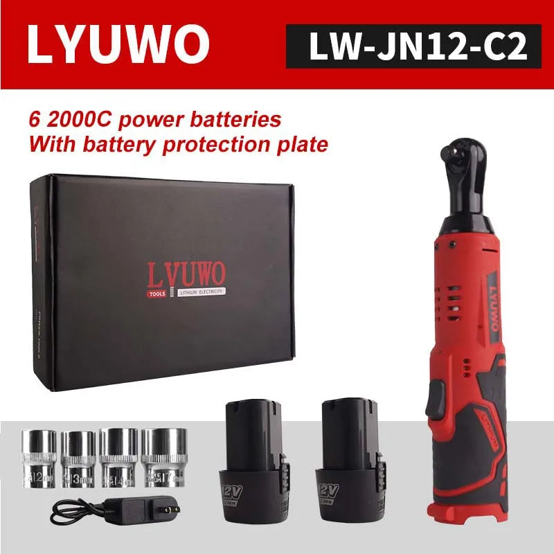 LYUWO 3/8 Rechargeable Electric Ratchet Set and Tool - Jimmys Supplies
