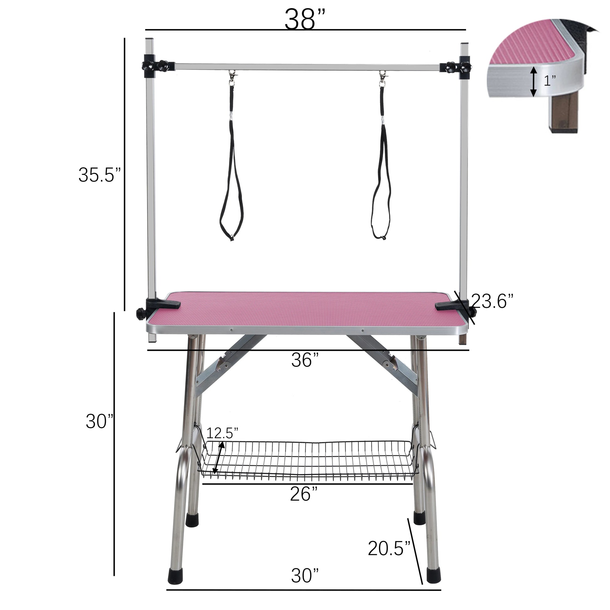 36"/46" Professional Dog Pet Grooming Table Adjustable Heavy Duty - Jimmys Supplies